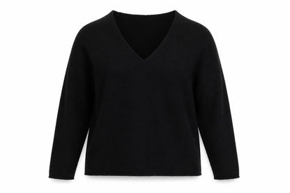 H&M Womens Black  Knit Pullover Jumper Size M