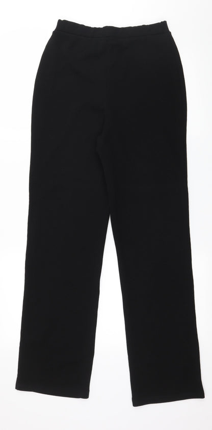 Womens UK Size 14 PRETTYLITTLETHING Regular Fit  Black Trousers