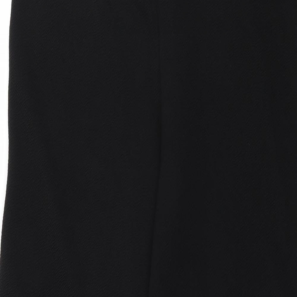 Womens UK Size 14 PRETTYLITTLETHING Regular Fit  Black Trousers