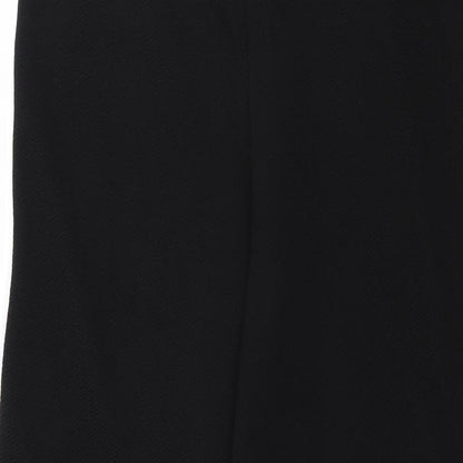 Womens UK Size 14 PRETTYLITTLETHING Regular Fit  Black Trousers