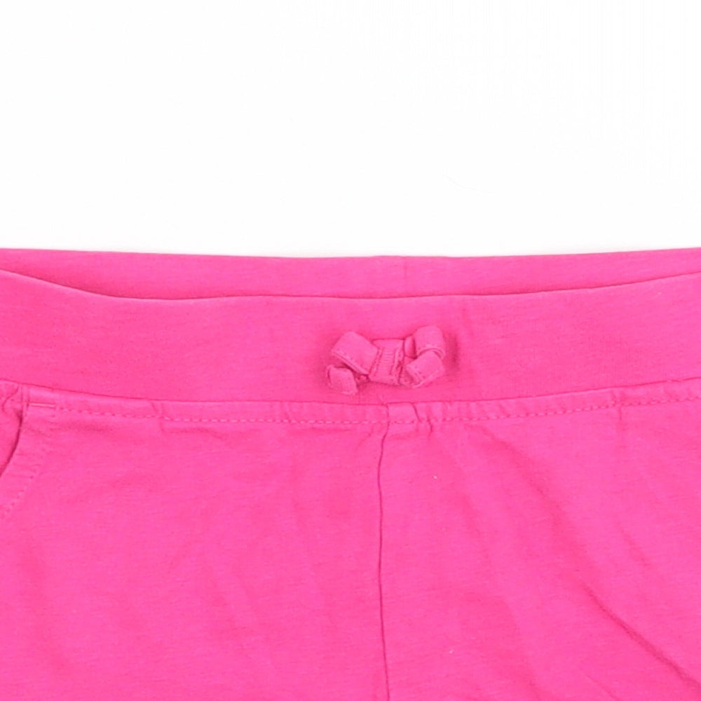 George Girls Pink  Jersey Hot Pants Shorts Size 5-6 Years