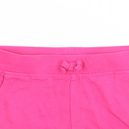 George Girls Pink  Jersey Hot Pants Shorts Size 5-6 Years