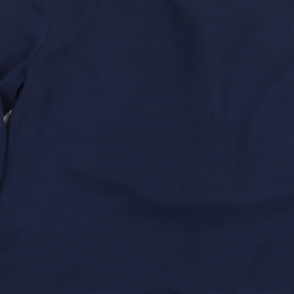 F&F Womens Blue  Chiffon Basic Blouse Size 8