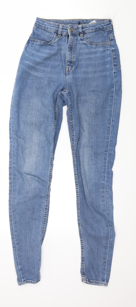 Divided by H&M Womens Blue  Denim Skinny Jeans Size 8 L28 in