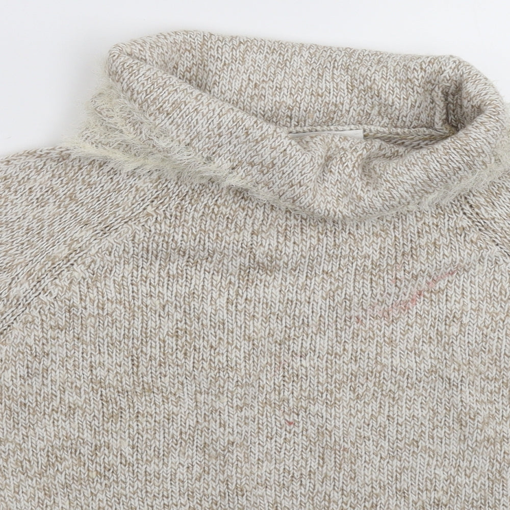 TUZZI Womens Beige  Knit Pullover Jumper Size L