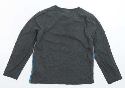 George Boys Grey   Basic T-Shirt Size 6-7 Years