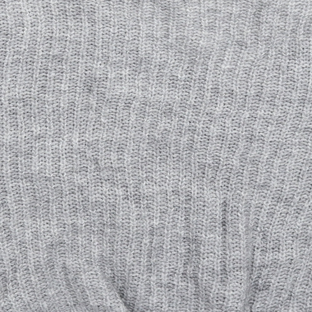 Yida Womens Grey  Knit Pullover Jumper Size M