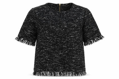 River Island Womens Black  Knit Pullover Jumper Size 10