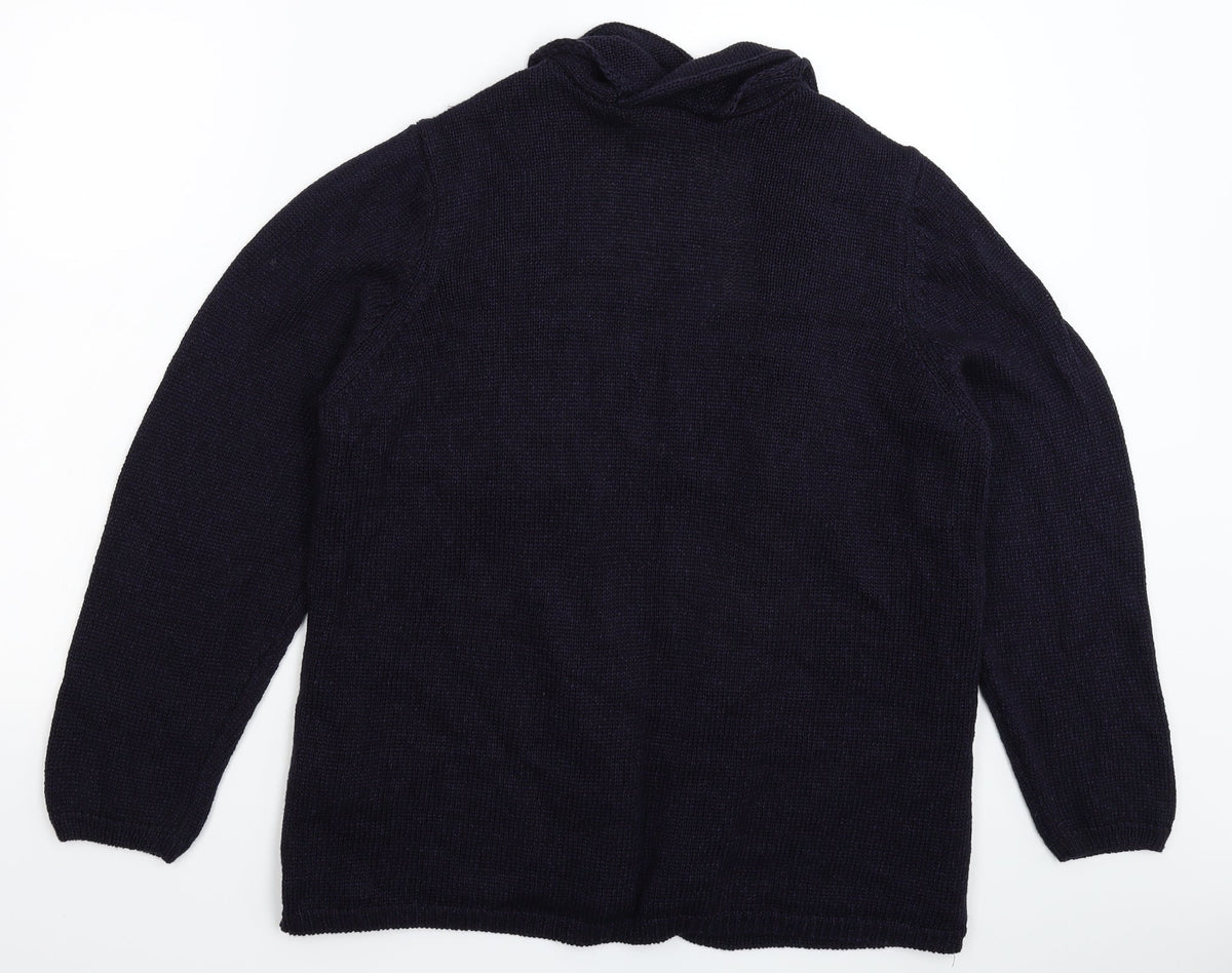 Per Una Womens Purple  Knit Pullover Jumper Size 14