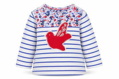 Marks & Spencer Baby White Striped  Basic T-Shirt Size 3-6 Months