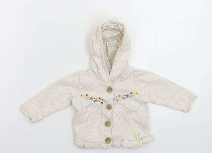 RJR.John Rocha Girls Grey   Jacket  Size 3-6 Months