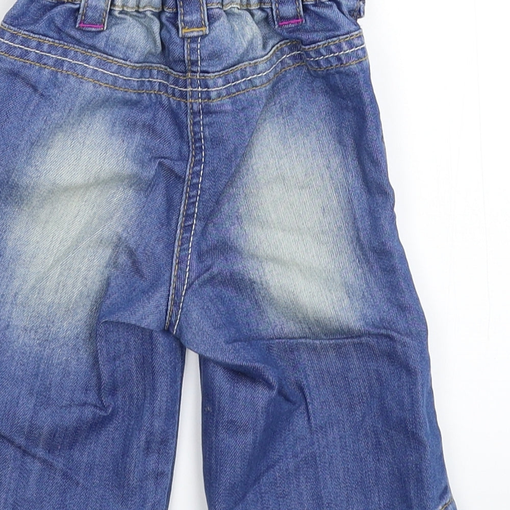NEXT Girls Blue  Denim Capri Jeans Size 3-6 Months