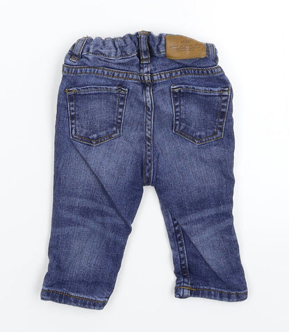 H&M Baby Blue  Denim Capri Jeans Size 3-6 Months