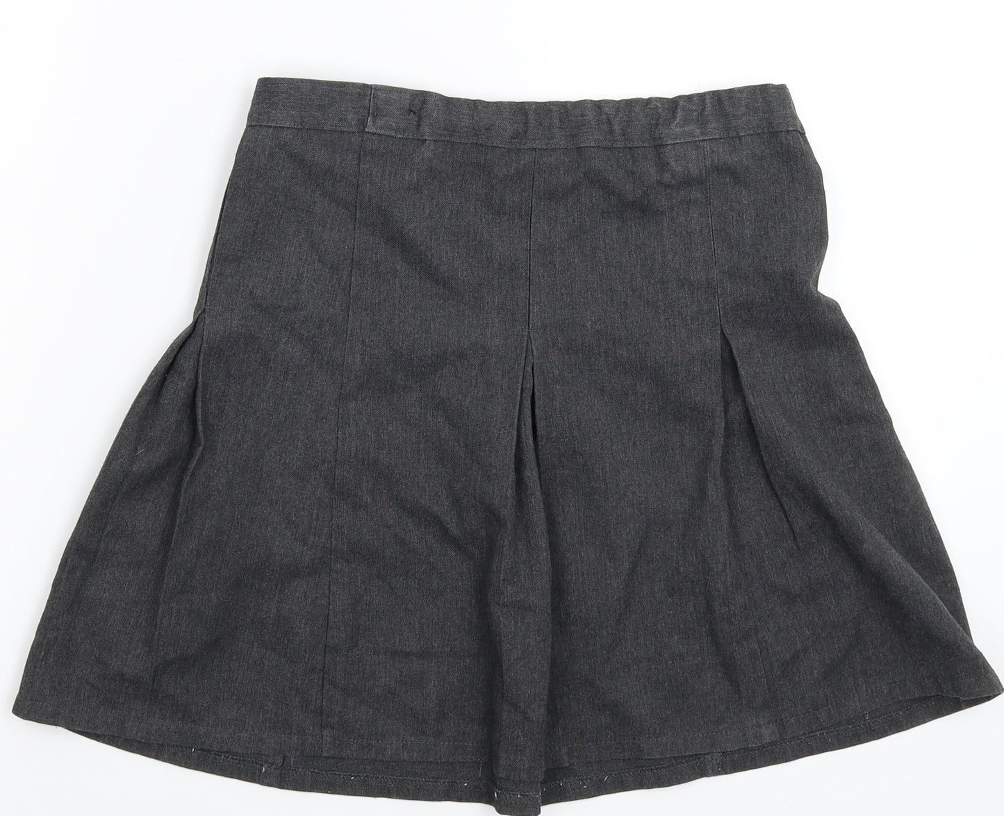 Matalan Girls Grey   Pleated Skirt Size 10 Years