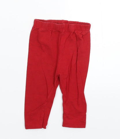 George Baby Red   Capri Trousers Size 3-6 Months  - Legging