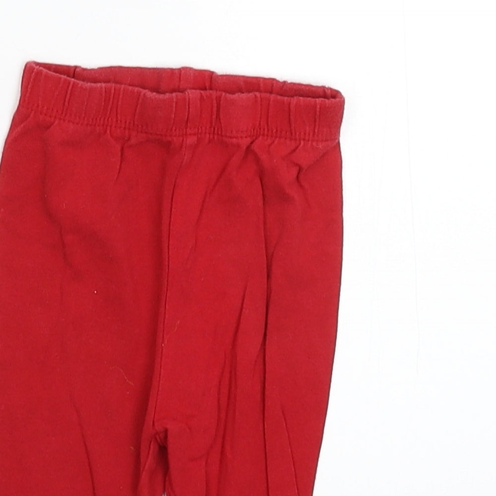 George Baby Red   Capri Trousers Size 3-6 Months  - Legging