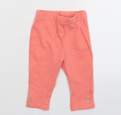 George Girls Pink   Capri Trousers Size 3-6 Months