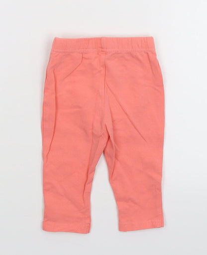George Girls Pink   Capri Trousers Size 3-6 Months