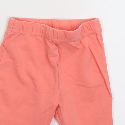 George Girls Pink   Capri Trousers Size 3-6 Months