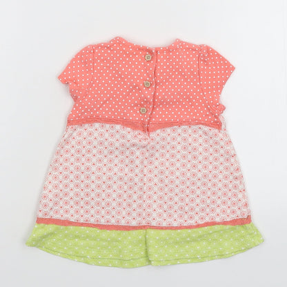 George  Multicoloured Floral  T-Shirt Dress  Size 3-6 Months