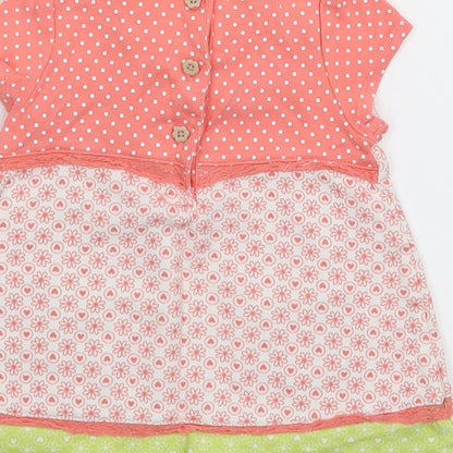 George  Multicoloured Floral  T-Shirt Dress  Size 3-6 Months