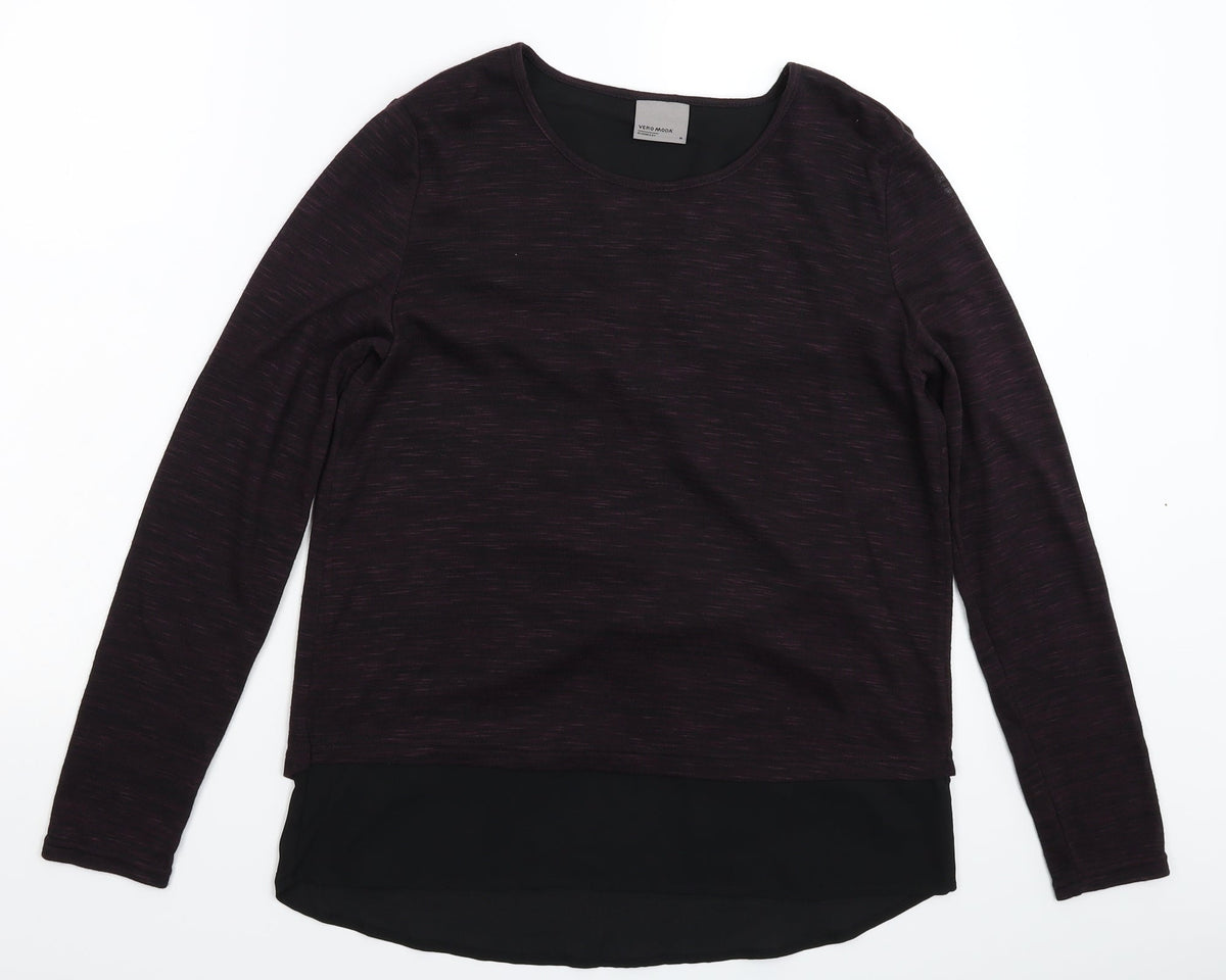 Vero Moda Womens Brown  Knit Pullover Jumper Size M