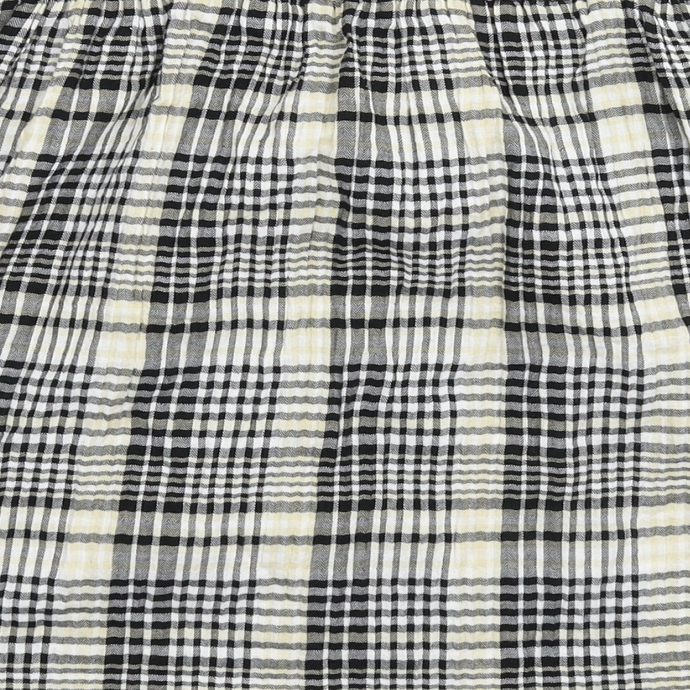 New Look Womens Multicoloured Check  Straight & Pencil Skirt Size 14