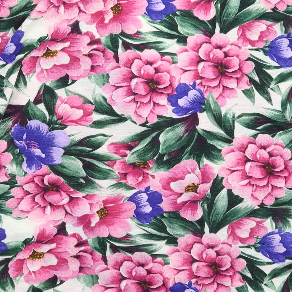 Dorothy Perkins Womens Multicoloured Floral  Cardigan Jumper Size M