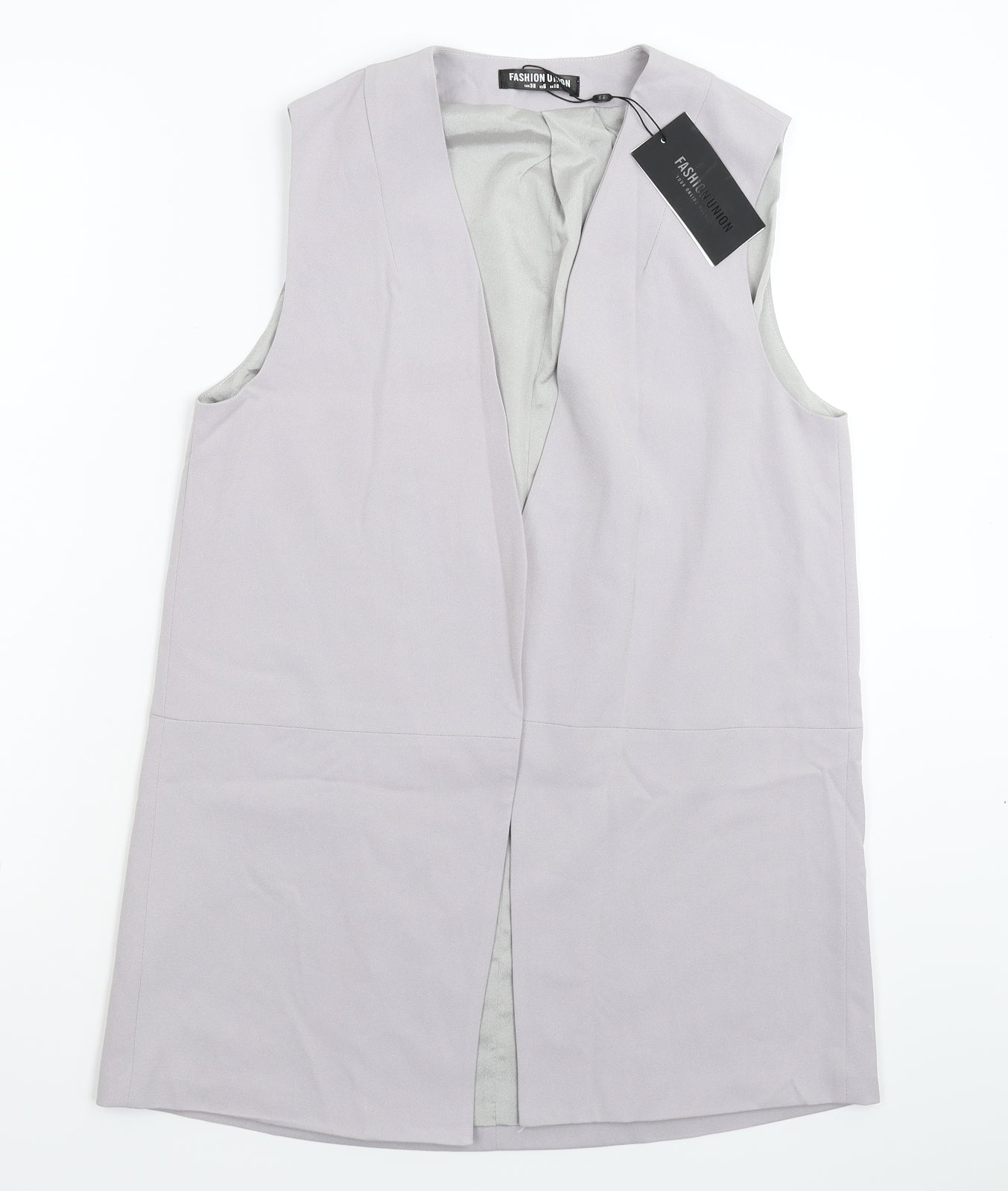 Womens UK Size 10 Fashion Union Grey Jacket