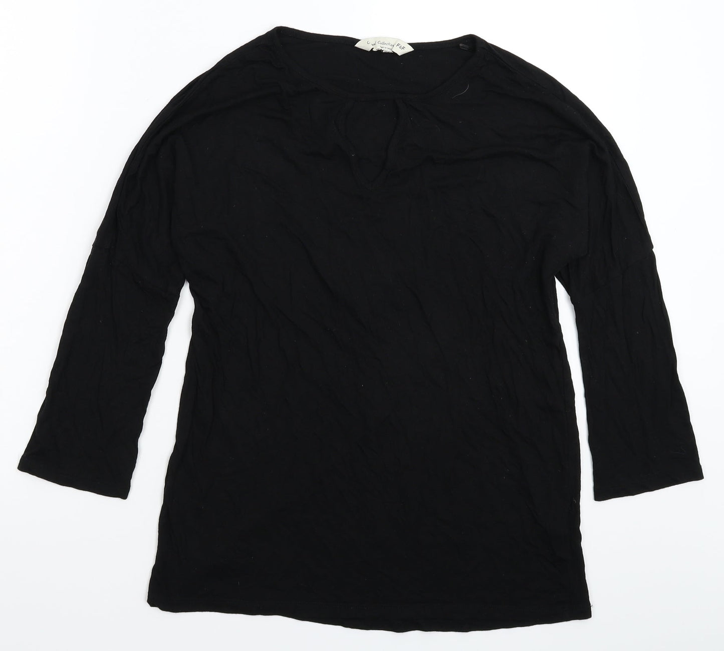 F&F Womens Black   Basic T-Shirt Size 10