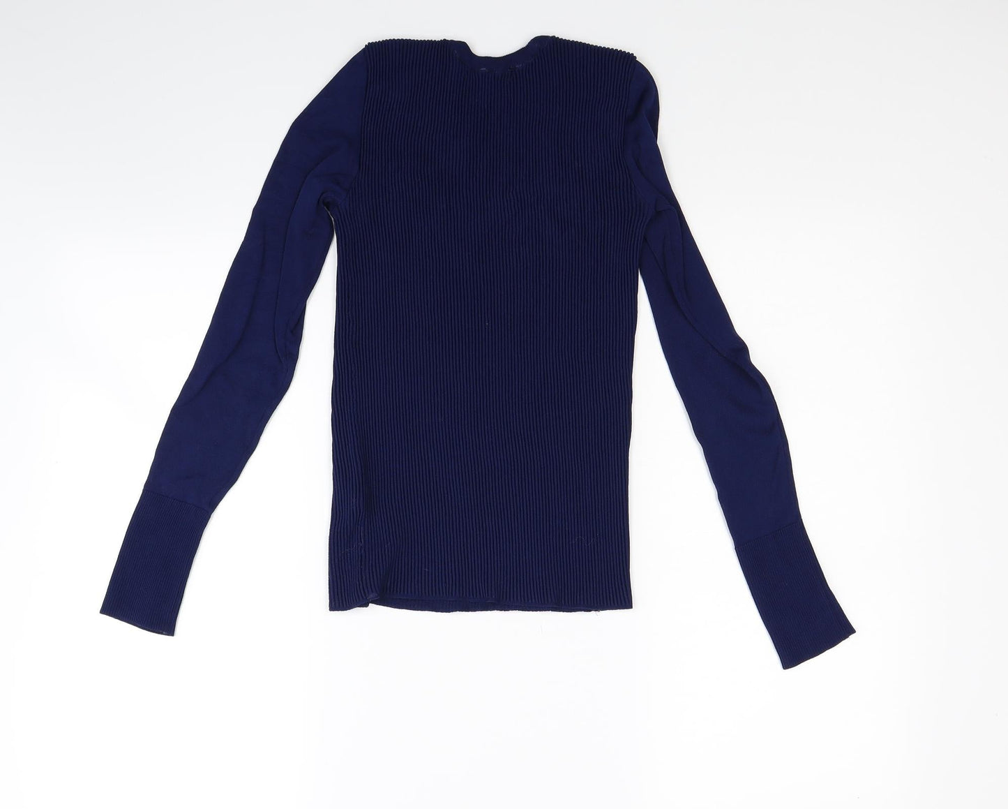 Laura Knit Womens Blue  Knit Pullover Jumper Size M