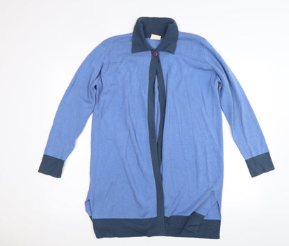 Country Casuals Womens Blue  Knit Cardigan Jumper Size S