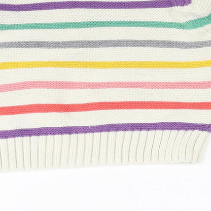 Gap Boys Beige Striped Knit Pullover Jumper Size 2 Years