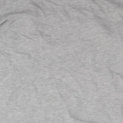Womens Grey  Jacquard Pullover Sweatshirt Size M