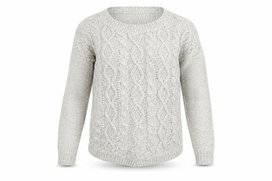 Warehouse Womens Beige  Knit Pullover Jumper Size 8