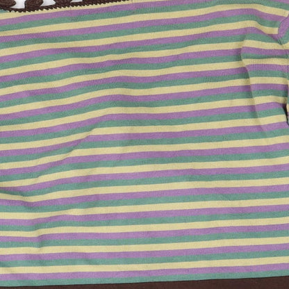 Hoss Womens Multicoloured Striped Knit Cardigan Jumper Size L
