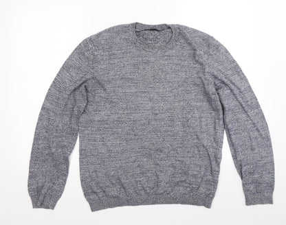 ASOS Mens Blue  Knit Pullover Jumper Size M