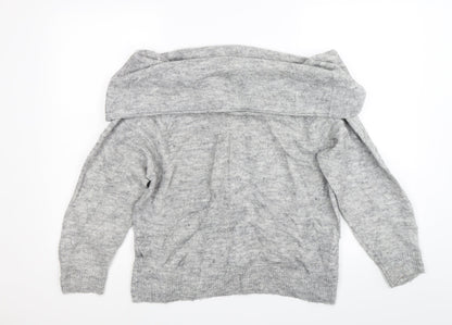 Divided Womens Grey   Pullover Jumper Size M