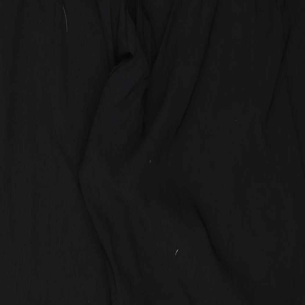 Womens UK Size 26 Preworn Regular Fit  Black Trousers