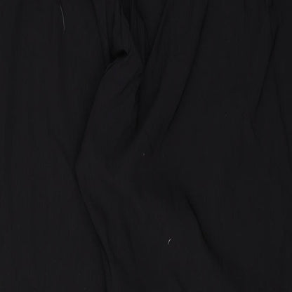 Womens UK Size 26 Preworn Regular Fit  Black Trousers