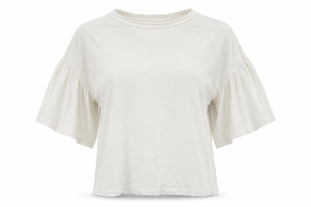 Womens UK Size M Brave Soul White Basic T-Shirt