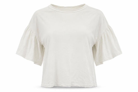 Womens UK Size M Brave Soul White Basic T-Shirt