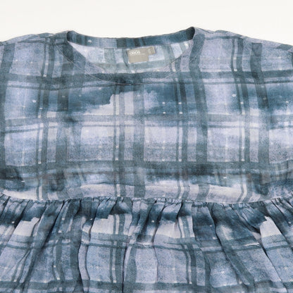 ASOS Womens Blue Plaid  Shift  Size 12