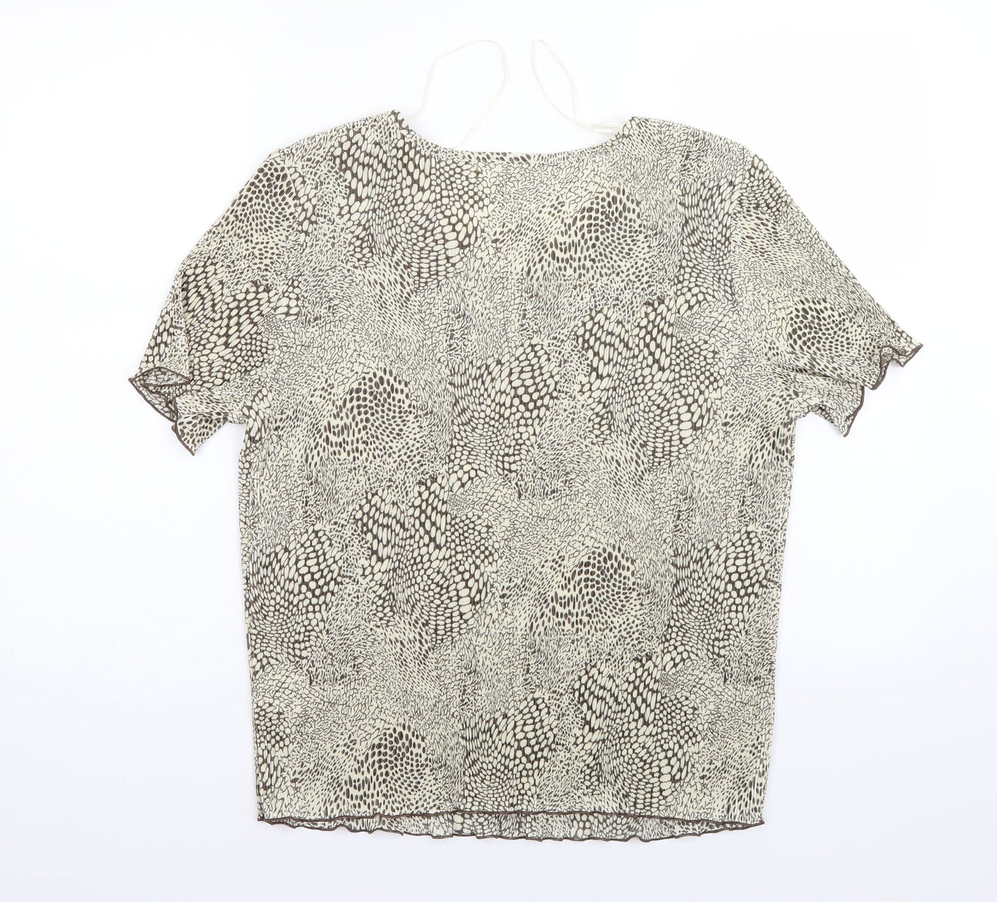 Womens UK Size M Roman Ivory Basic Blouse