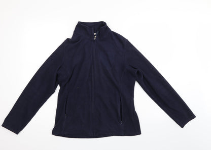Womens UK Size 14 M&S Blue Windbreaker Coat