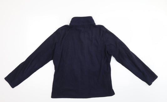 Womens UK Size 14 M&S Blue Windbreaker Coat