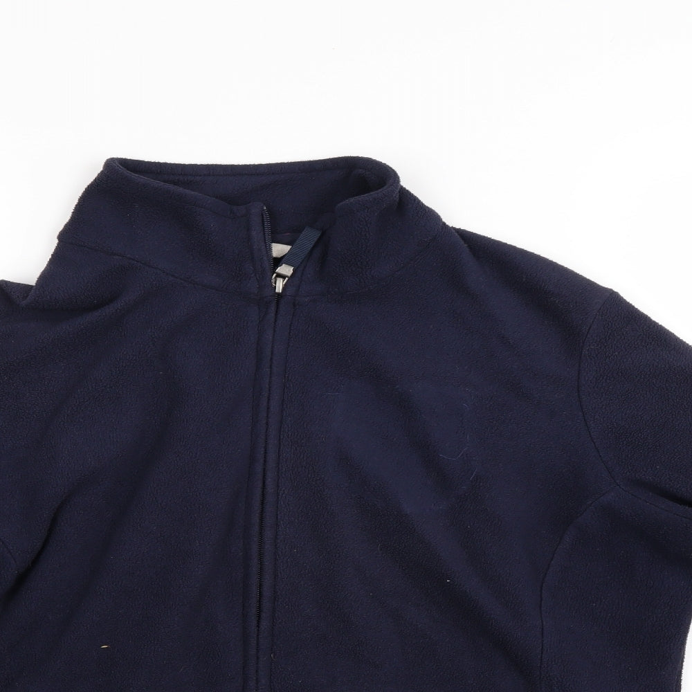 Womens UK Size 14 M&S Blue Windbreaker Coat