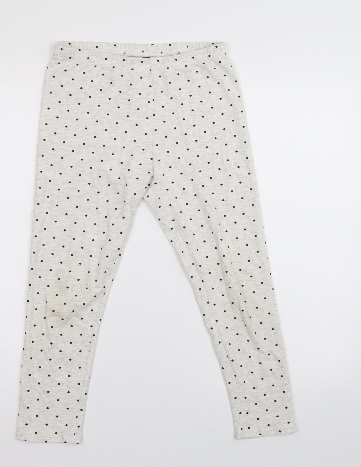 Primark Girls White Polka Dot   Pyjama Pants Size 13-14 Years