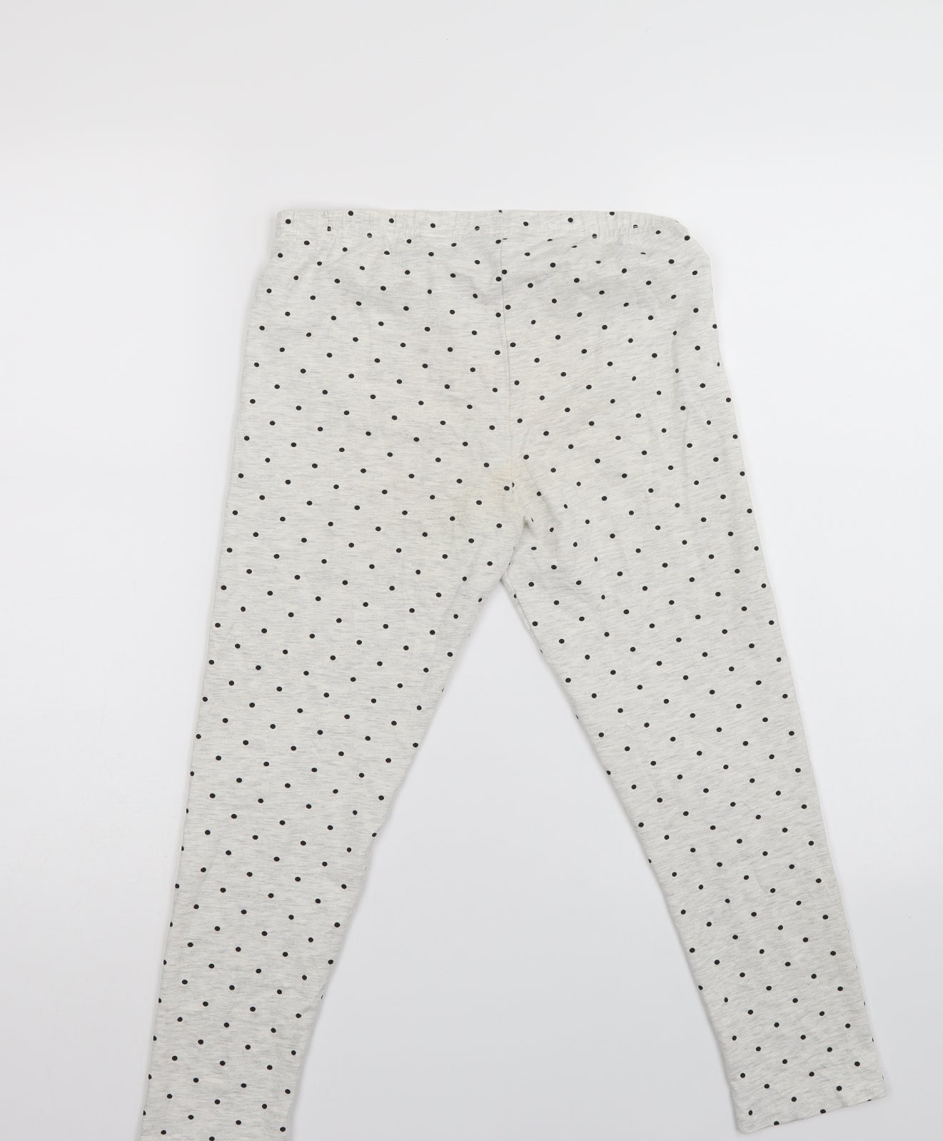 Primark Girls White Polka Dot   Pyjama Pants Size 13-14 Years