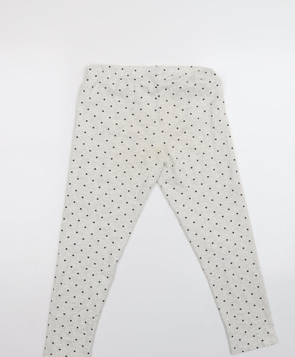 Primark Girls White Polka Dot   Pyjama Pants Size 13-14 Years